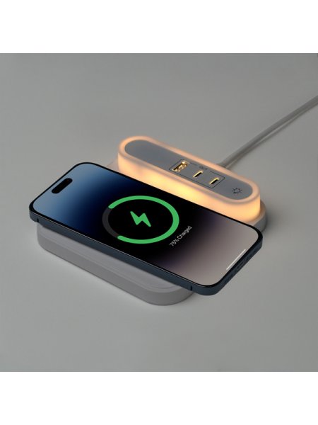 Base di ricarica wireless con lampada incorporata TITANUS