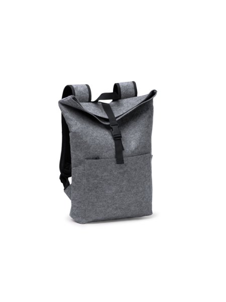 Zaino in feltro riciclato con patta TAIPEI