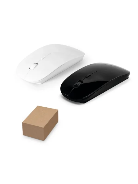 Mouse wireless personalizzabile ABS riciclato BLACKWELL