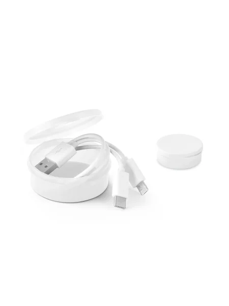 Cavo USB personalizzabile 3 in 1 ABS e PVC EMMY