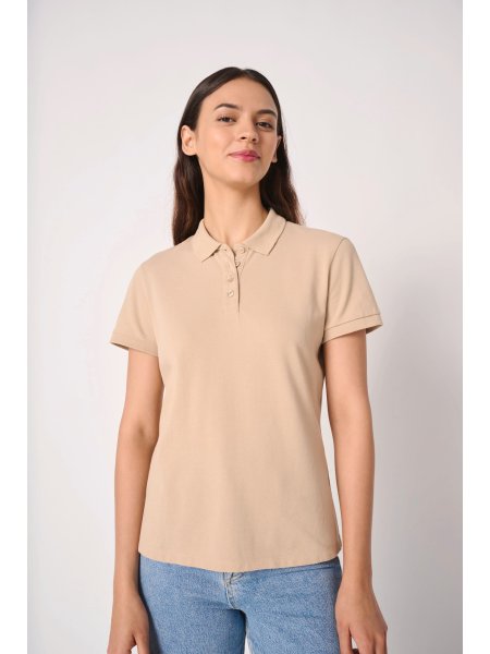 Polo piqué donna 100% Cotone traspirante