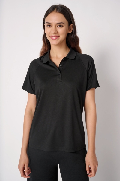Polo da donna 100% poliestere sport