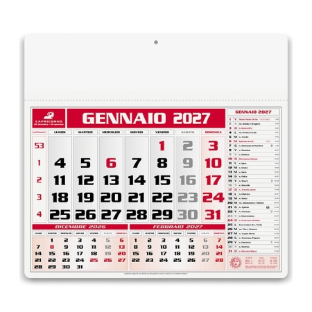 Calendario da muro personalizzabile Americano 43x41 cm
