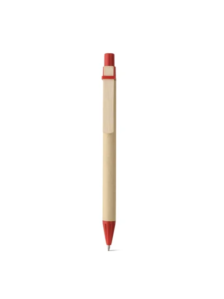 nairobi-penna-a-sfera-in-carta-kraft-e-clip-in-legno-rosso-3.webp