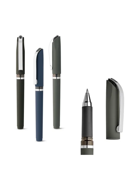 Penna personalizzabile ABS gomma con clip metallo BOLT