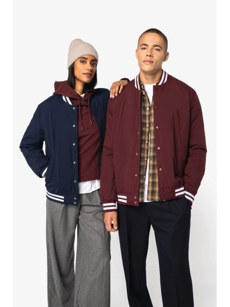 Giubbotto Teddy imbottito ecologico unisex personalizzabile Native Spirit