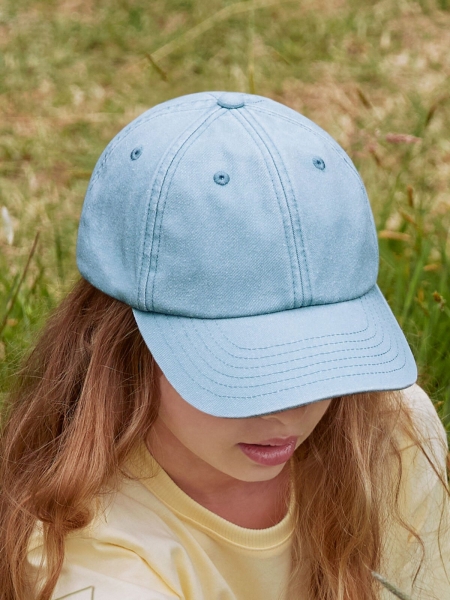 Cappellino bambino 6 pannelli personalizzabile Beechfield Low Profile Vintage