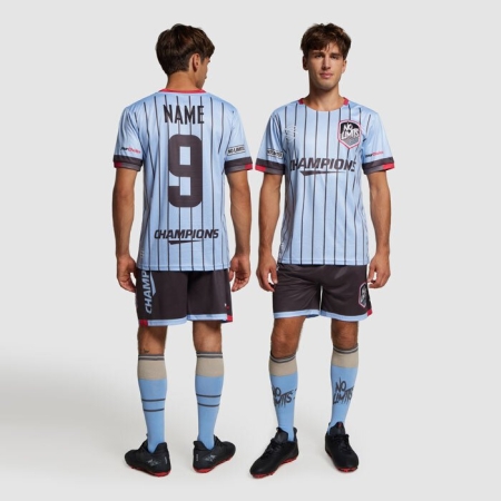 Kit da calcio completamente personalizzabile Kit sportivo Premier O-Neck