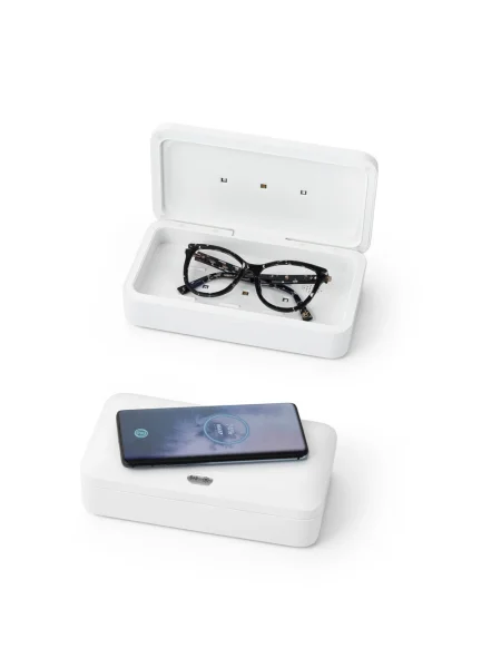 Box sterilizzante personalizzabile UVC con ricarica wireless BACTOUT