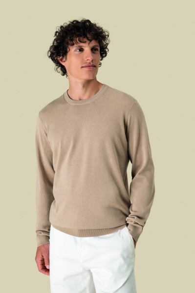 Pullover uomo ecosostenibile girocollo personalizzabile Spasso