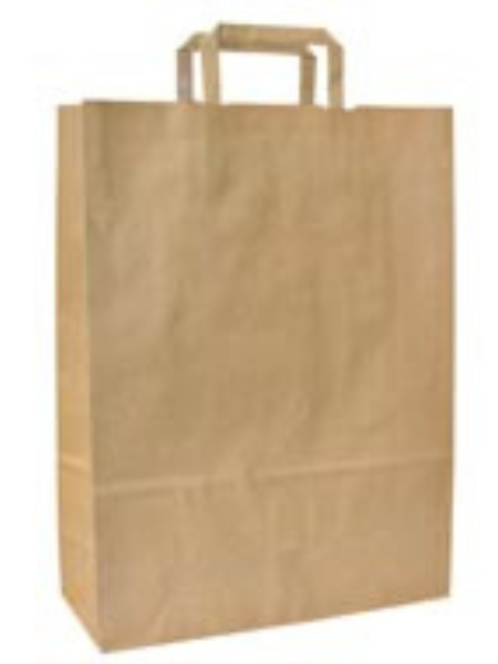 Busta in carta riciclata personalizzabile Rainbow Riciclata Avana 44 x 50 x 14 cm