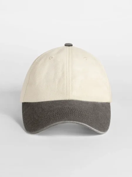 cappellino-6-pannelli-personalizzabile-beechfield-contrast-peak-low-profile-vintage-navbr-natural-vintage-brown-30.webp