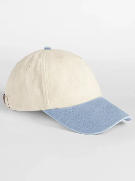 cappellino-6-pannelli-personalizzabile-beechfield-contrast-peak-low-profile-vintage-navbr-natural-vintage-brown-45.webp