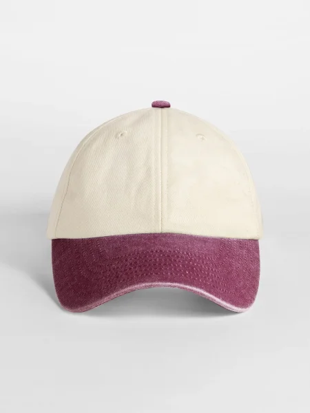 cappellino-6-pannelli-personalizzabile-beechfield-contrast-peak-low-profile-vintage-navbr-natural-vintage-brown-48.webp