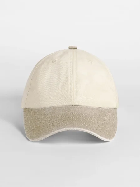 cappellino-6-pannelli-personalizzabile-beechfield-contrast-peak-low-profile-vintage-navbr-natural-vintage-brown-68.webp