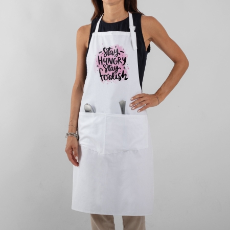 Grembiule unisex in cotone 220 g/m² personalizzabile Stellato