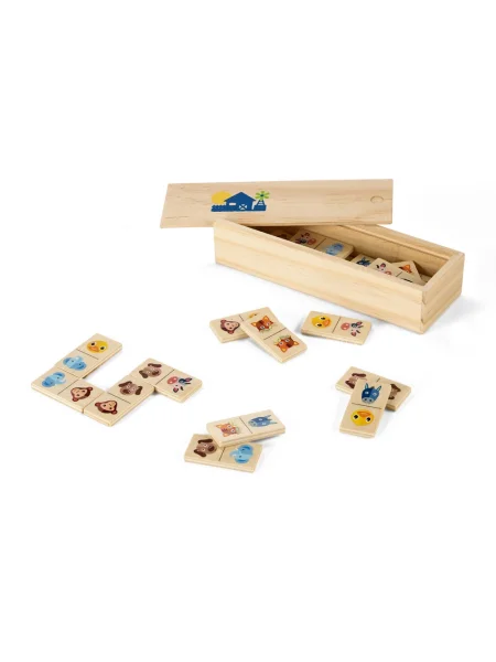 Domino in legno per bambini personalizzabile DOMIN