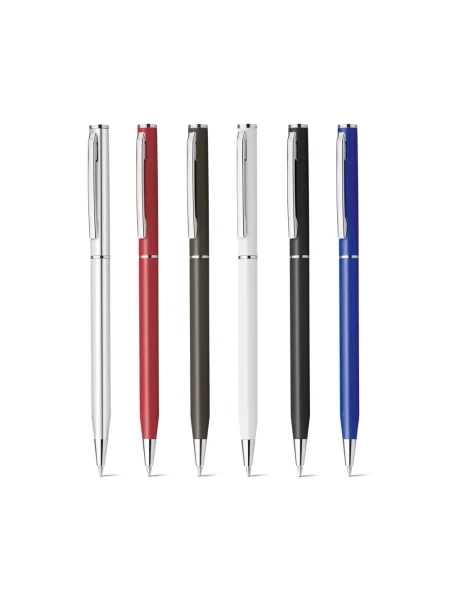 Penna personalizzabile alluminio inchiostro blu LESLEY METALLIC