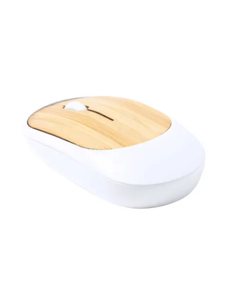 Mouse ottico wireless realizzato in bambù e plastica ABS Sikkim