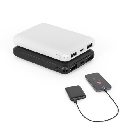 Power bank 5000 mAh in ABS riciclato con USB-C LEAKEY 5