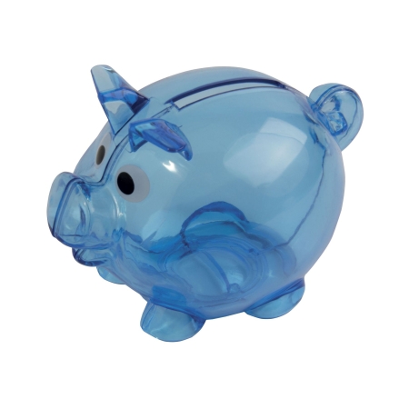 Salvadanaio in plastica personalizzabile Money Pig