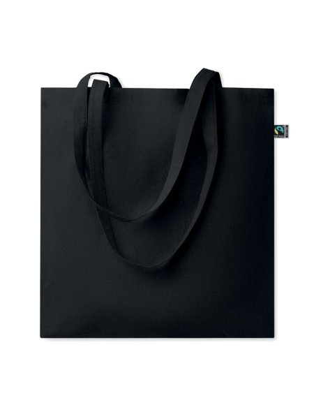 Shopper cotone equosolidale 180 gr con manici lunghi