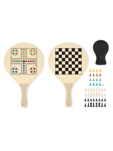 Set da spiaggia con racchette in compensato FSC IWON