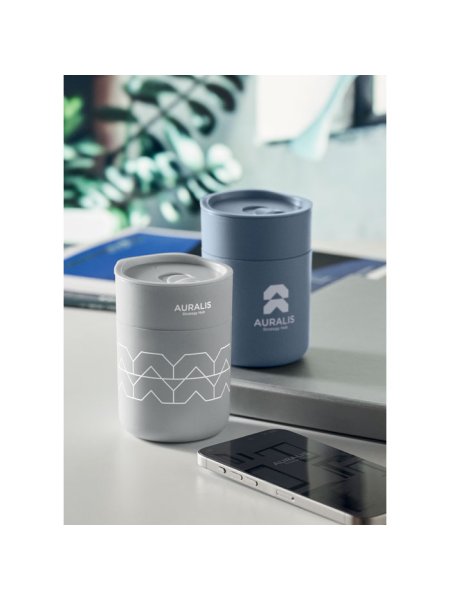 Bicchiere in PP 330 ml con manicotto in silicone GOBLET