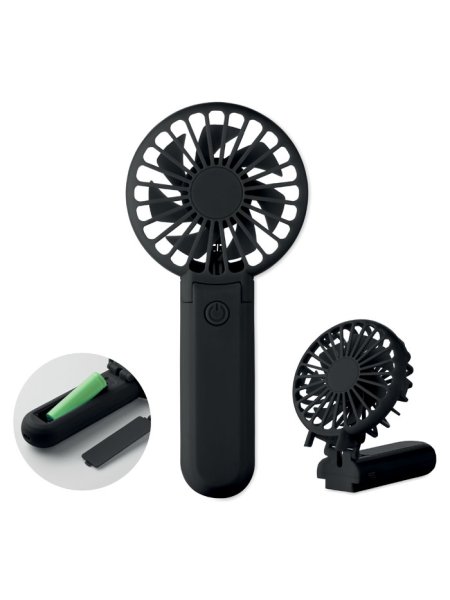Ventilatore portatile pieghevole in ABS ricaricabile IBERA