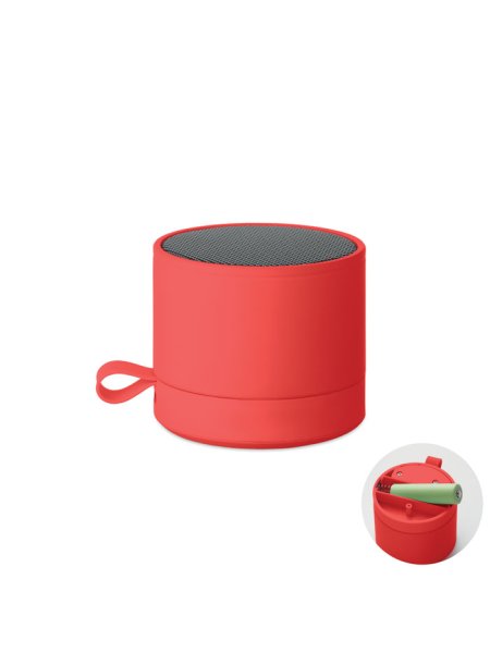 Speaker wireless 3W in metallo con batteria 500 mAh Recar