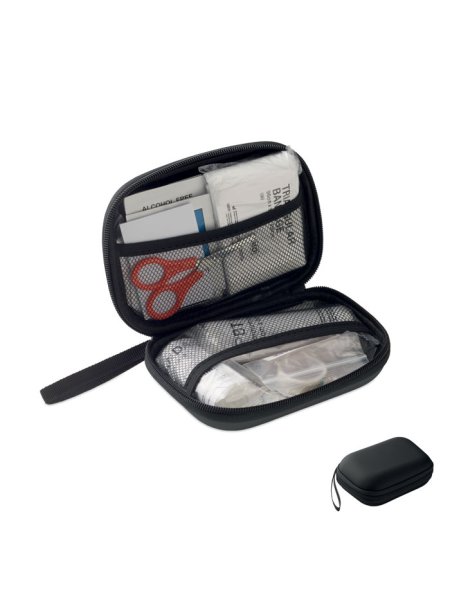 Kit pronto soccorso rigido in custodia PU CARETWO