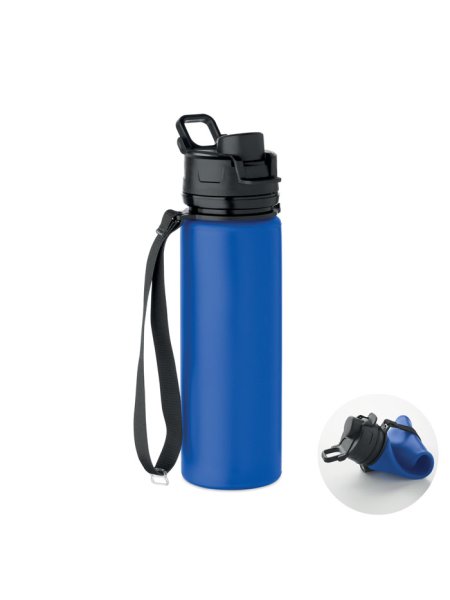 Bottiglia sportiva pieghevole in silicone pratica e compatta Moderate