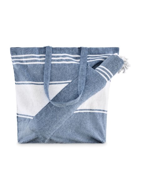 Set telo hammam con borsa da spiaggia leggero e pratico Hummum