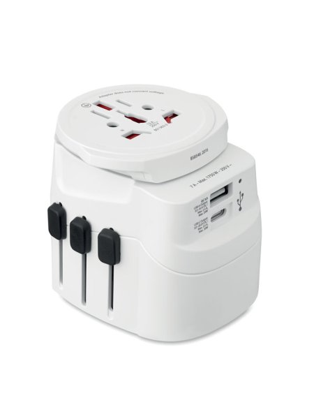 Adattatore universale con USB-A e USB-C SKROSS® Pro Light USB 30W