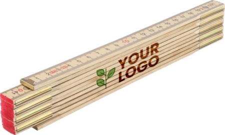 Metro pieghevole in legno 2 metri di betulla Ezio