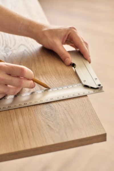 Set squadra alluminio con livella personalizzabile Camila