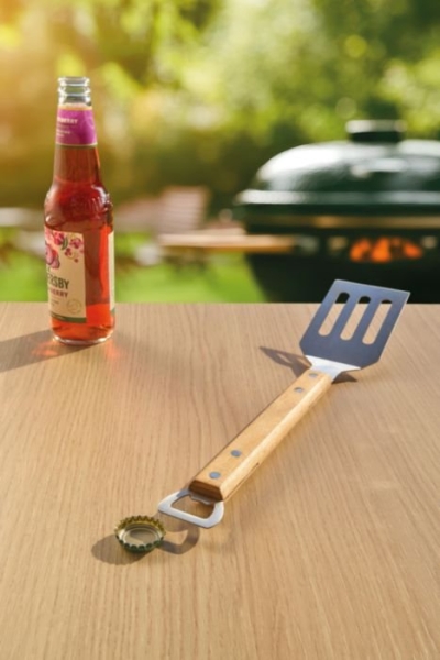Spatola barbecue acciaio inox con apribottiglie Saphira