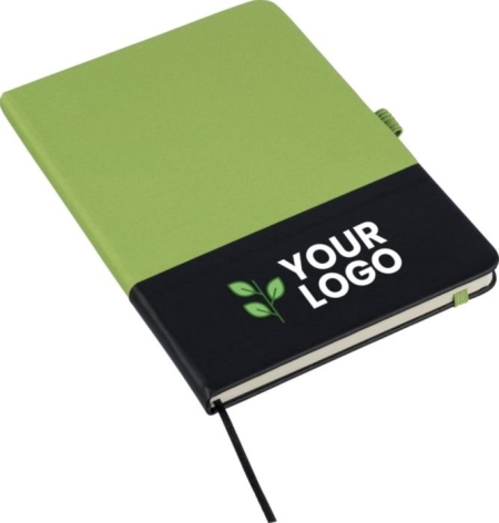 Taccuino A5 poliestere rPET a righe personalizzabile Yuna