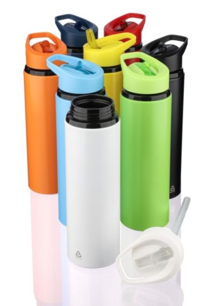 Borraccia acciaio inox riciclato 500 ml con tappo a vite Zeno