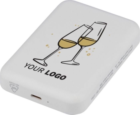 Powerbank wireless in ABS riciclato 5.000 mAh Miren