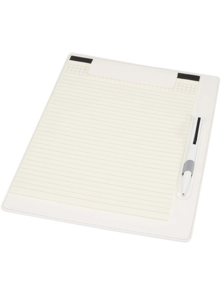 Portablocco formato A4 con chiusura magnetica e penna a sfera Clast
