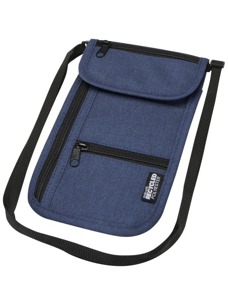 Custodia da viaggio smart in tessuto riciclato 13 x 22 cm personalizzabile Ross