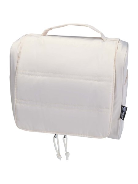 Beauty case da appendere in materiale riciclato certificato GRS Puffer - 8L