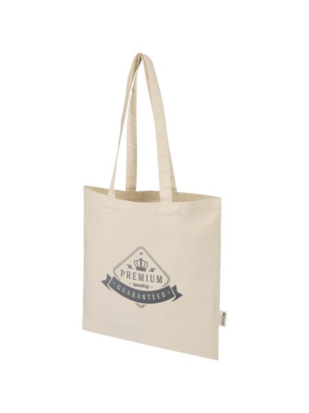 Shopper cotone riciclato GRS 180 g/m² 38x42 cm Peru Blend - 7L