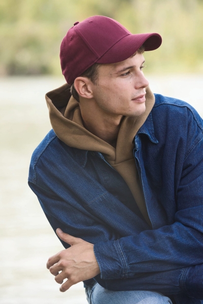 Cappellino a 6 pannelli in cotone biologico 300 g/m² personalizzabile K-up Gold Label