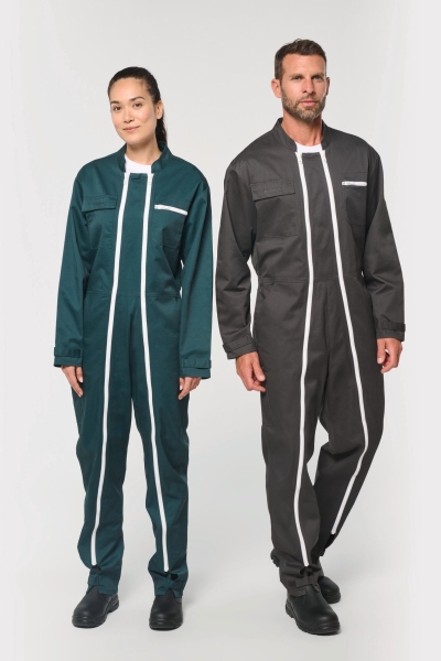 Tuta da lavoro unisex 240 g/m² con doppia zip personalizzabile WK Designed to Work