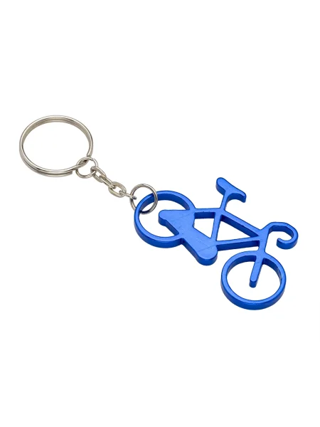 Portachiavi apribottiglie in alluminio personalizzabile Bike Love