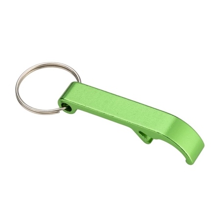 Portachiavi apribottiglie in alluminio personalizzabile Curve Open
