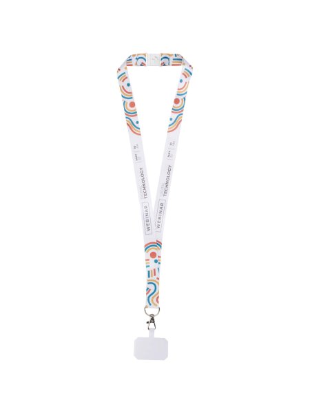 Lanyard personalizzato con supporto telefono Addie