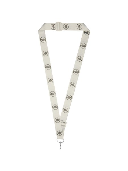 Lanyard regolabile in PET riciclato con stampa a sublimazione Liv